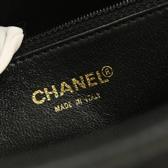 Chanel Black Calfskin Medallion Tote Handbag - Picture 10 of 12